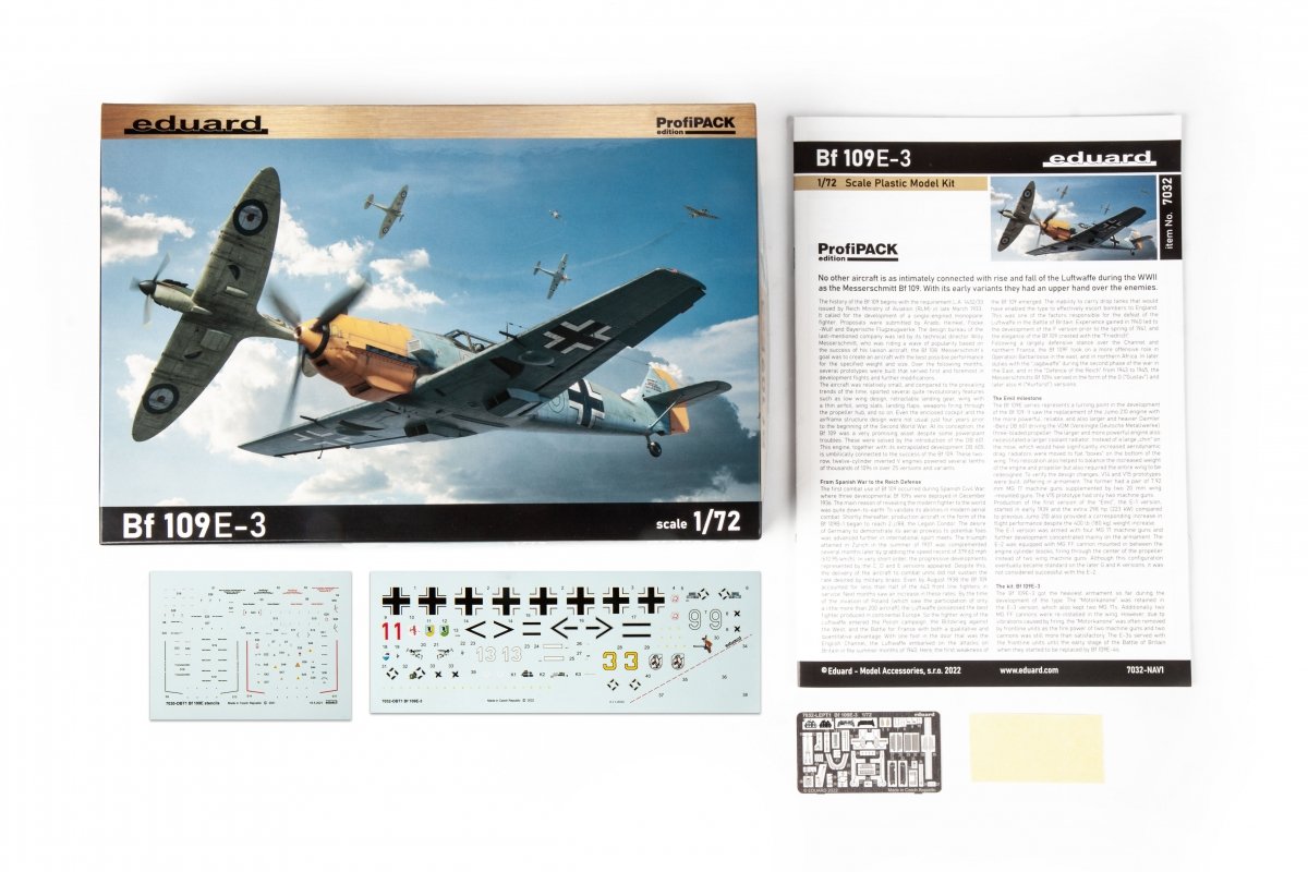Eduard 7032 Bf 109E-3 ProfiPACK edition 1/72 – zdjęcie 3