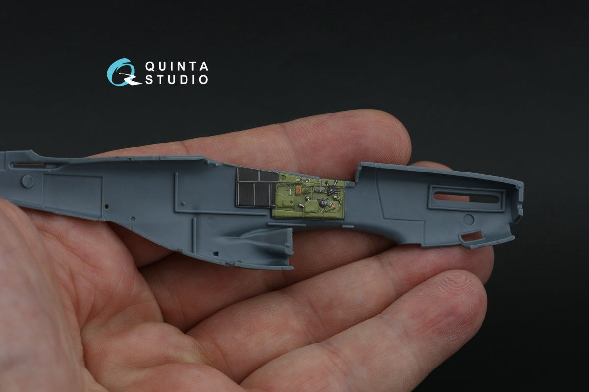 Quinta Studio QD72181 P-51D Mustang Early 3D-Printed &amp;amp; colored Interior on decal paper (Eduard) 1/72 – image 10