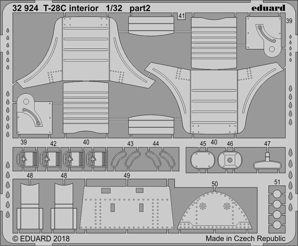 Intérieur du T-28C Eduard 32924 KITTY HAWK 1/32 – image 2