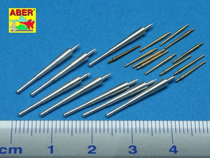 Aber 350L-42 Set of barrels 203mm x 8; 127mm x 12 for Japan Navy Saratoga, Lexington 1/350 – zdjęcie 2