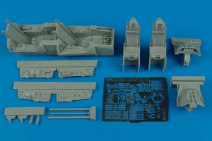 Aires 4454 F-16D block 30 fighting Falcon cockpit set 1/48 Hasegawa