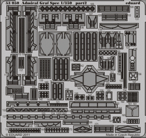 Eduard 53050 Admiral Graf Spee 1/350 ACADEMY MINICRAFT