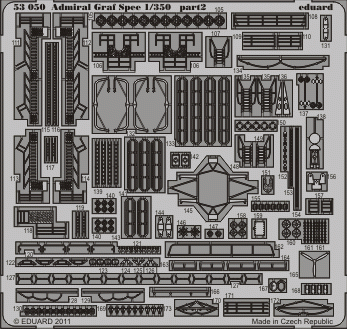 Eduard 53050 Admiral Graf Spee 1/350 ACADEMY MINICRAFT