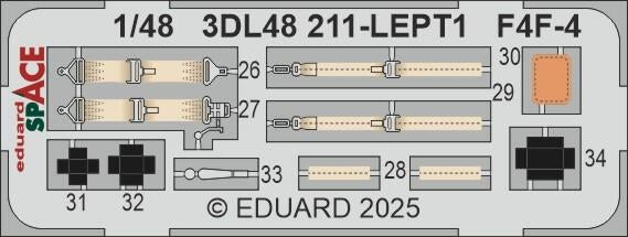Eduard 3DL48211 F4F-4 SPACE Academy 1/48 – image 4