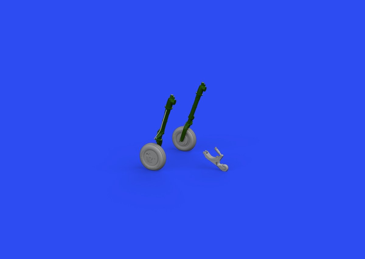 Eduard 648693 A6M2 wheels EDUARD 1/48 – immagine 2