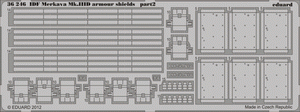 Eduard 36246 IDF Merkava Mk. IIID armor shields 1/35 Meng – image 2