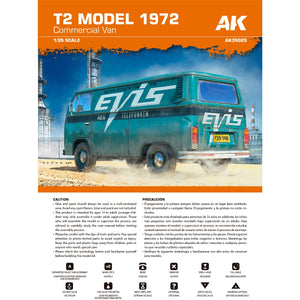 AK Interactive AK35025 T2 MODEL 1972 COMMERCIAL VAN 1/35 – zdjęcie 8