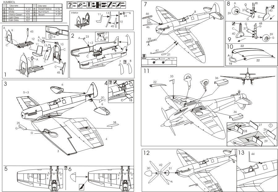 AZ Model AZ7378 Spitfire Mk.VIII RAF 1/72 – zdjęcie 5