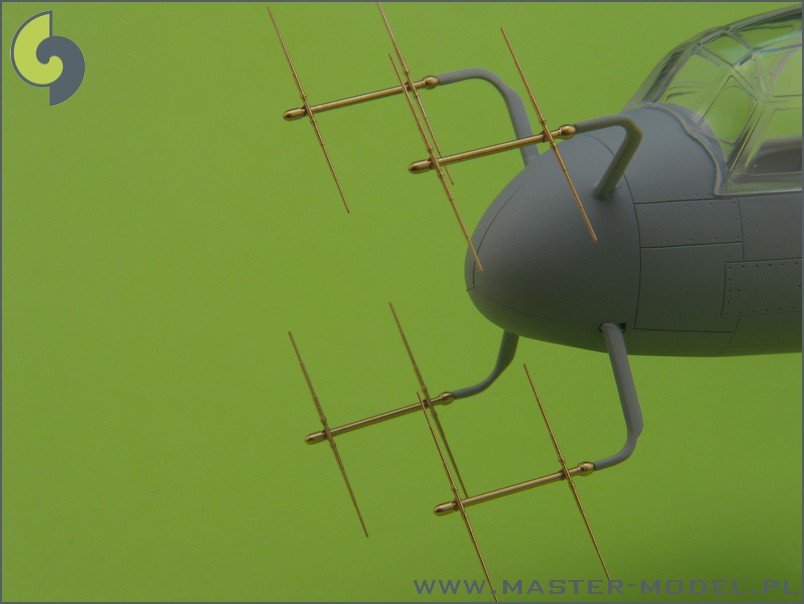 Master AM-48-027 German radar FuG 220 Lichtenstein SN-2 (used on nightfighters Bf 110, Ju 88) 1/48 – zdjęcie 5