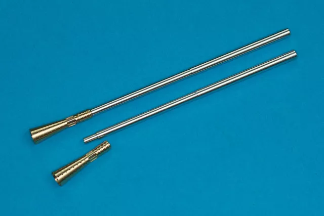 RB Model 35B105 5.5cm Flak barrels Used in prototype of E-50 &amp;quot;Flakpanzer&amp;quot; Set include 2 complete barrels 1/35 – image 3