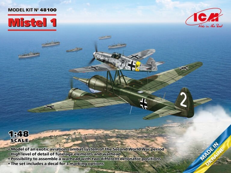 ICM 48100 Mistel 1 WWII German Composite Aircraft 1/48