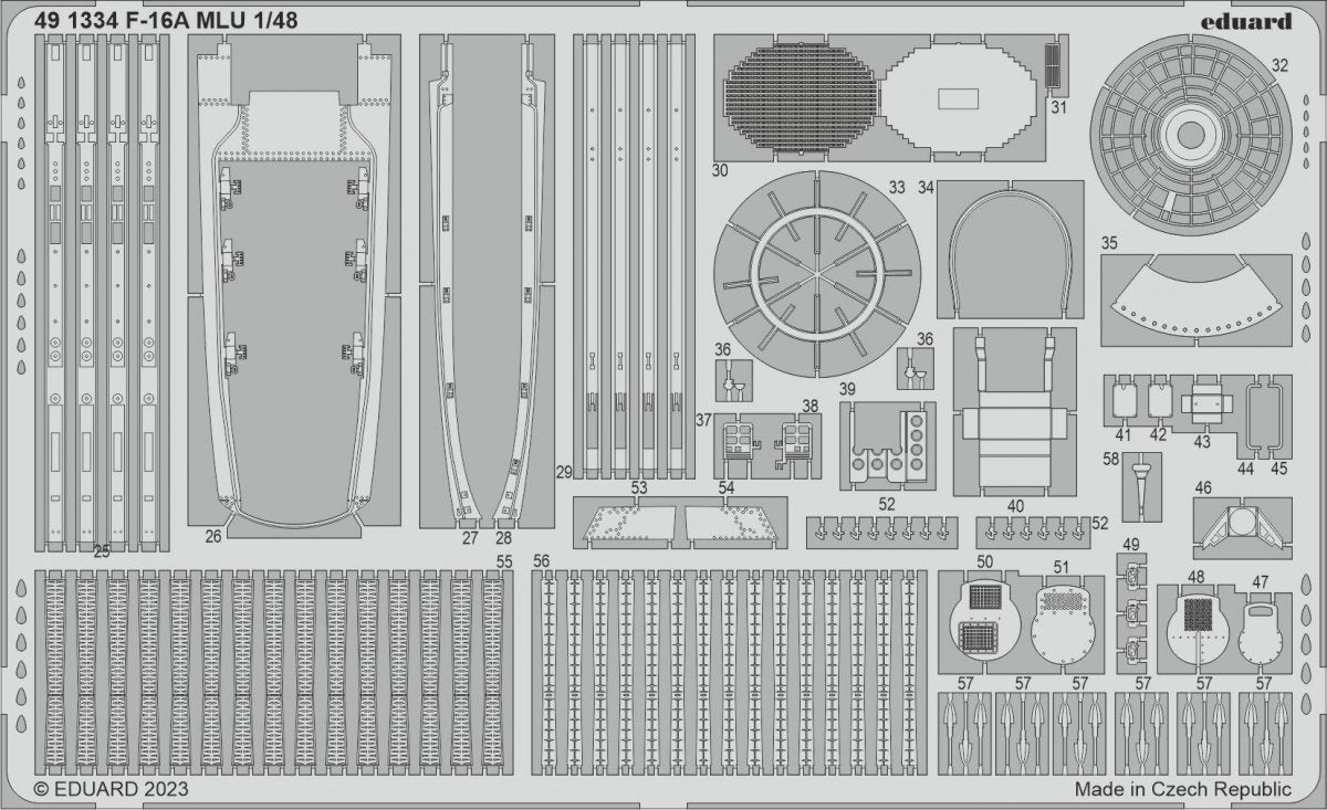 Eduard BIG49367 F-16A MLU KINETIC MODEL 1/48 – zdjęcie 3