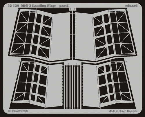 Eduard 32120 MiG-3 landing flaps 1/32 TRUMPETER – zdjęcie 2