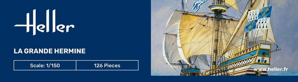 Heller 56841 Starter Kit - Le Grand Hermine 1/150 – zdjęcie 6