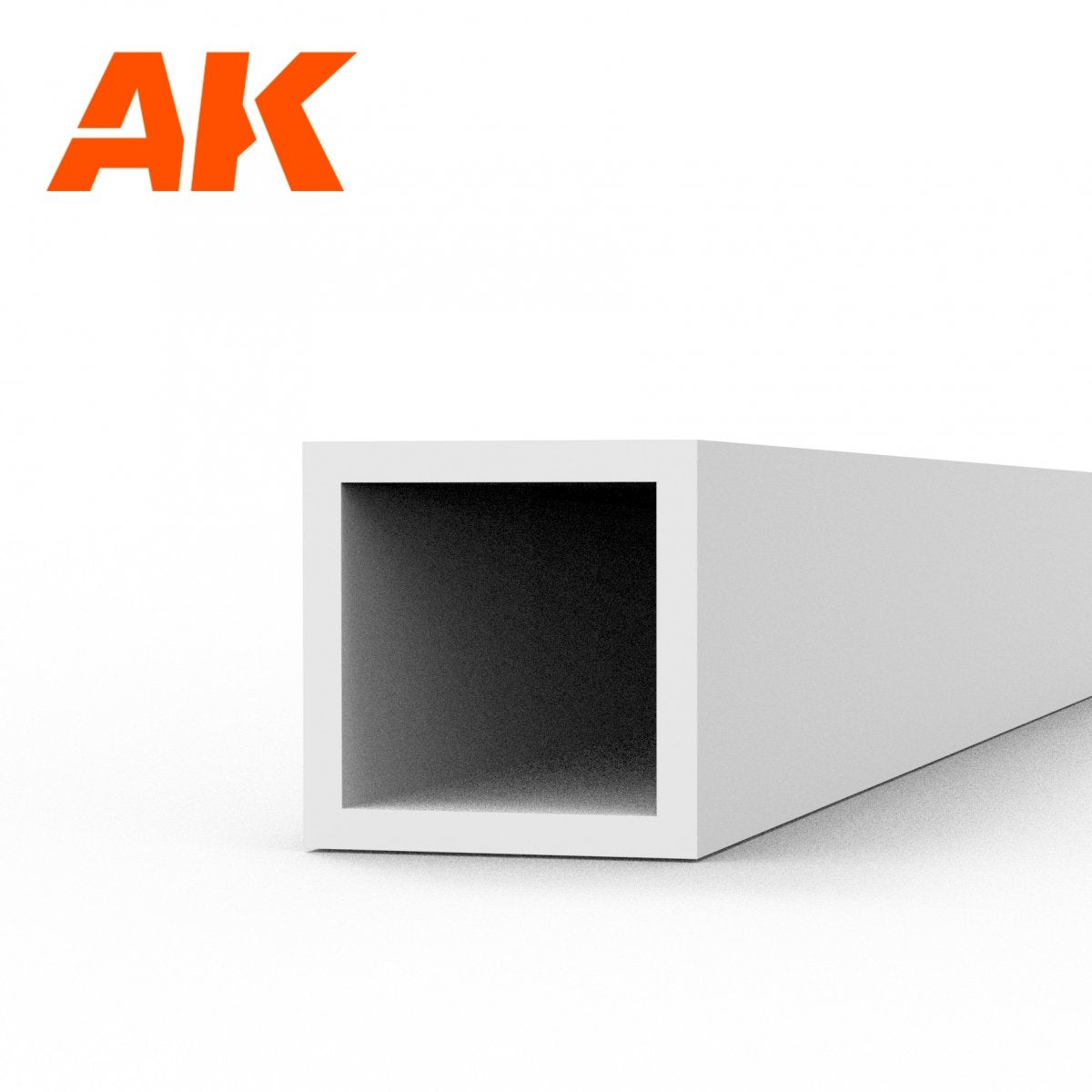 AK Interactive AK6547 SQUARE HOLLOW TUBE 3.00 X 350MM – STYRENE SQUARE HOLLOW TUBE – (3 UNITS) – zdjęcie 2