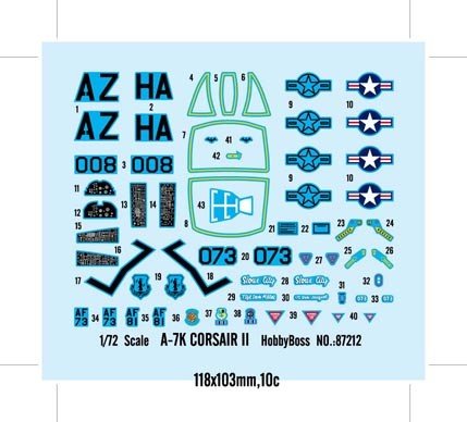 Hobby Boss 87212 A-7K CORSAIR II 1/72 – zdjęcie 2