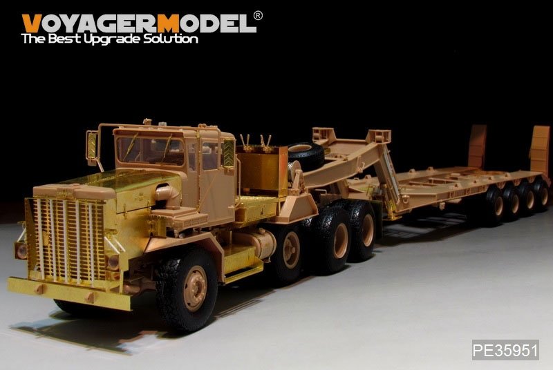 Voyager Model PE35951 Modern US Army M911 C-HET &amp;amp;M747 Heavy Equipment Semi-Trailer For MENG SS-013 1/35 – zdjęcie 2