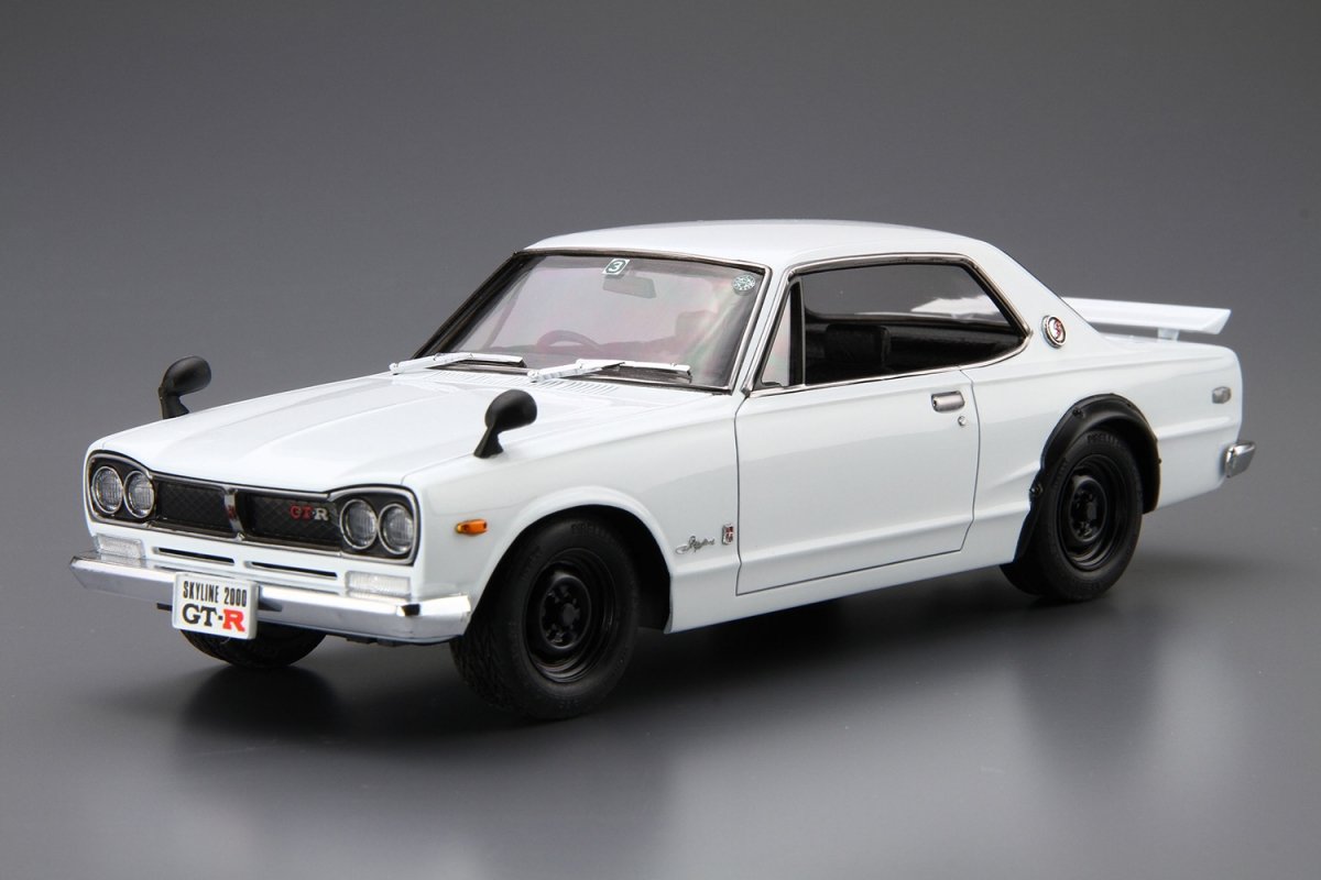 Aoshima 06106 Nissan KPGC10 Skyline HT2000GT-R &amp;#39;71 1/24 – image 2