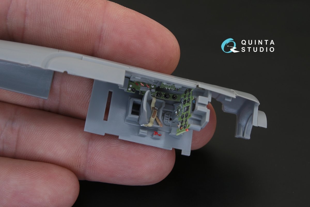 Quinta Studio QD48102 A6M2 3D-Printed &amp;amp; coloured Interior on decal paper (for Hasegawa kit) 1/48 – zdjęcie 7
