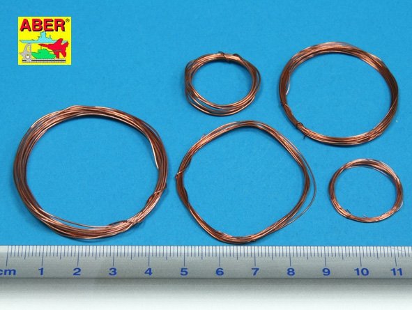 Aber ADZ-01 Wires set (diameter 0,2; 0,3; 0,4; 0,5; 0,6 mm, length 1m each) – zdjęcie 2