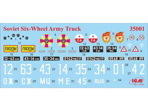 ICM 35002 Soviet Six-Wheel Army Truck with Shelter 1/35 – zdjęcie 13
