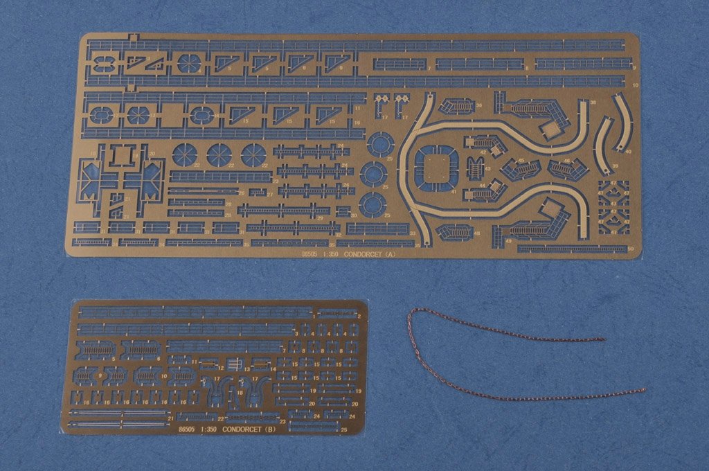 Hobby Boss 86505 French Navy Pre-Dreadnought Battleship Condorcet 1/350 – image 7