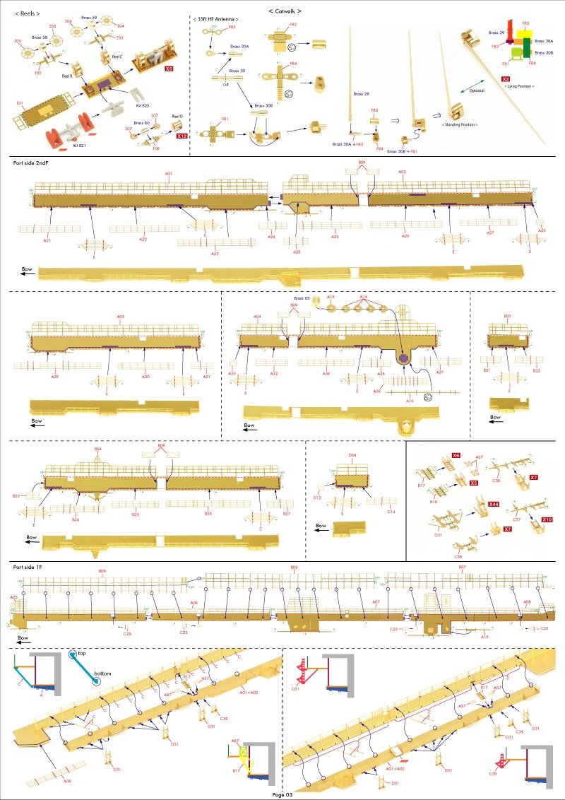 Pontos 37041F1 USS LHD-1 Wasp Detail Up Set 1/350 – immagine 25