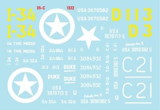 Star Decals 35-C1322 US Armor Mix # 5 M4A1 (76) W Sherman in Europe 1944-45 1/35 – zdjęcie 3