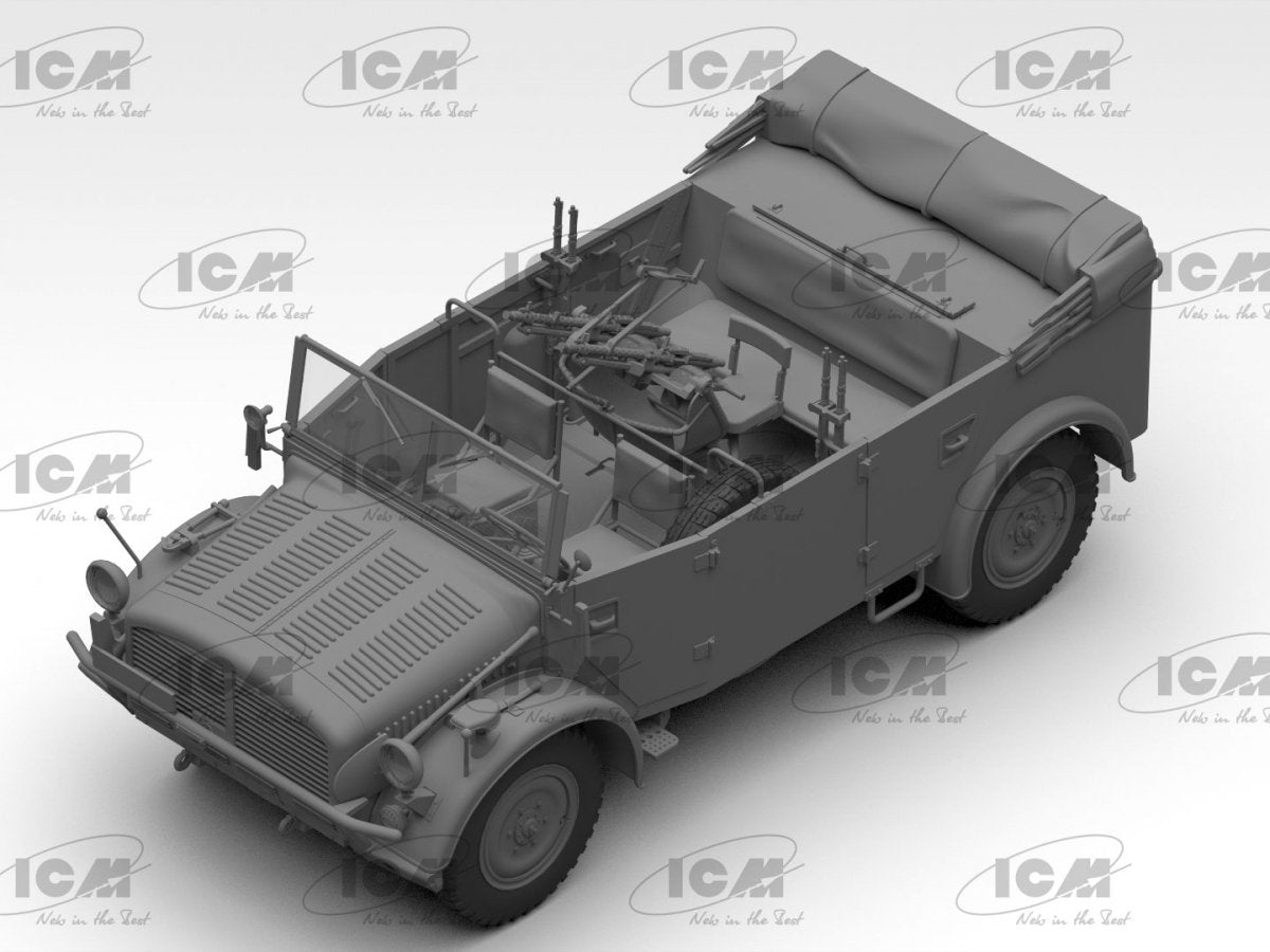 ICM 35503 sEPkw Kfz.70 with Zwillingssockel 36 WWII German military vehicle 1/35 – image 3