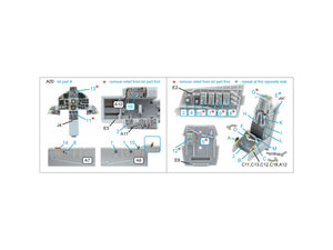 Quinta Studio QD72187 F-15C Late/J Late 3D-Printed &amp;amp; coloured Interior on decal paper (Fine Molds) 1/72 – Bild 3