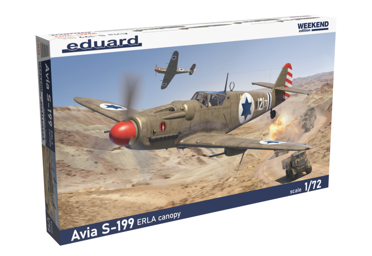 Eduard 7472 Avia S-199 ERLA canopy Weekend edition 1/72 – zdjęcie 2