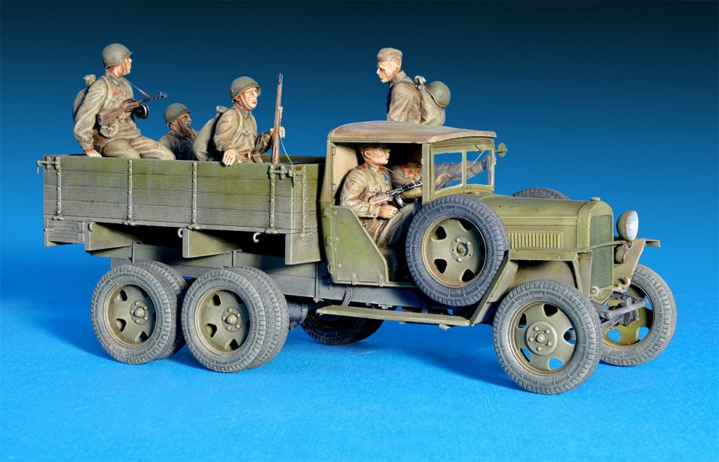 MiniArt 35173 GAZ-AAA Mod. 1941. SOVIET CARGO TRUCK 1/35 – zdjęcie 4