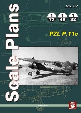 MMP Books 81517 Plans à l&amp;#39;échelle n° 37 PZL P.11c EN