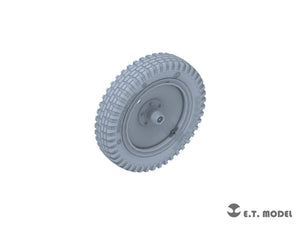 E.T. Model P35-124 WWII German Sd.kfz.250/Sd.kfz.10 Sagged Front Wheels for Dragon Kit 1/35 – zdjęcie 2