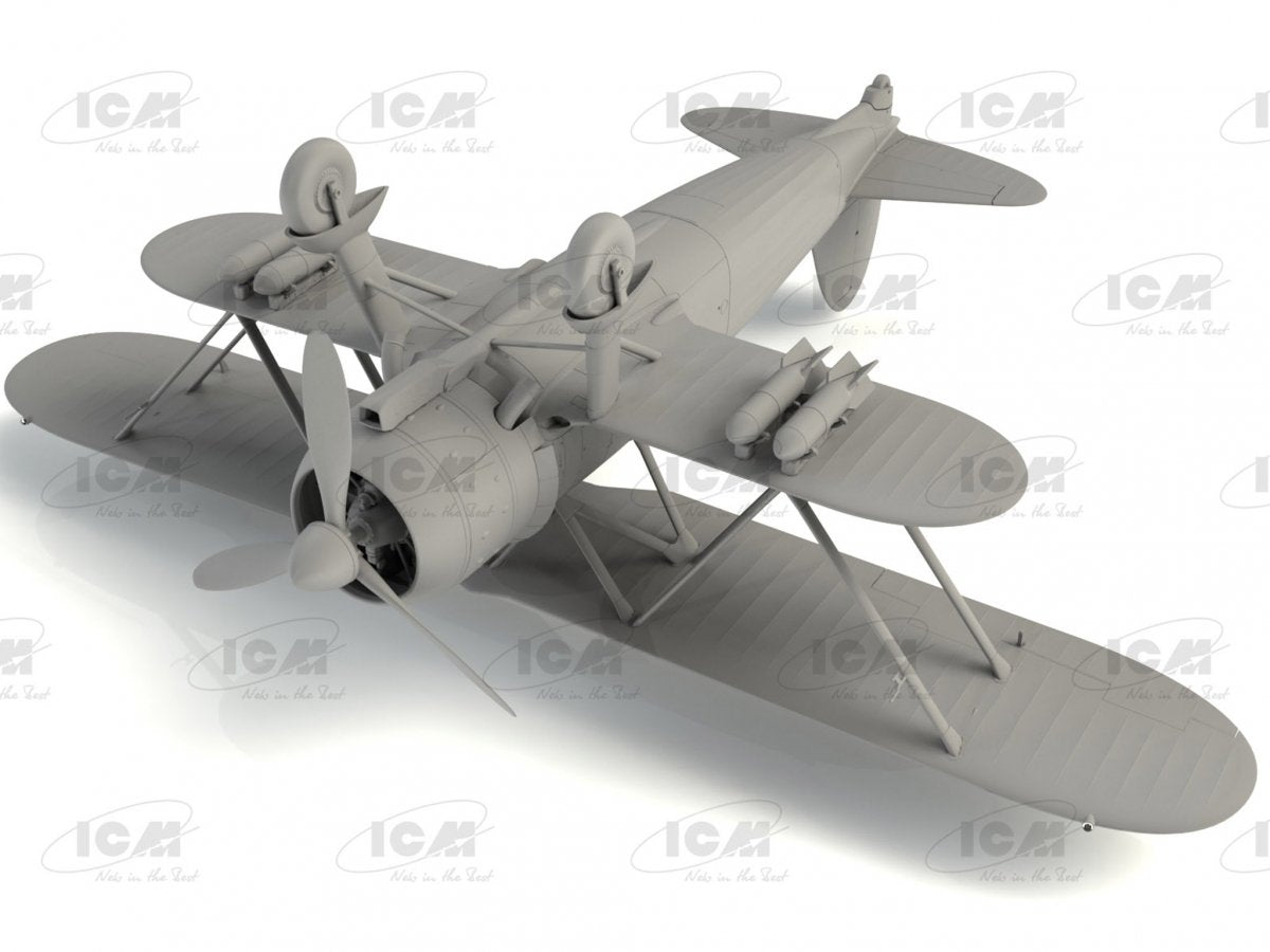ICM 32025 CR. 42 Falco with Italian Pilots in tropical uniform 1/32 – image 7