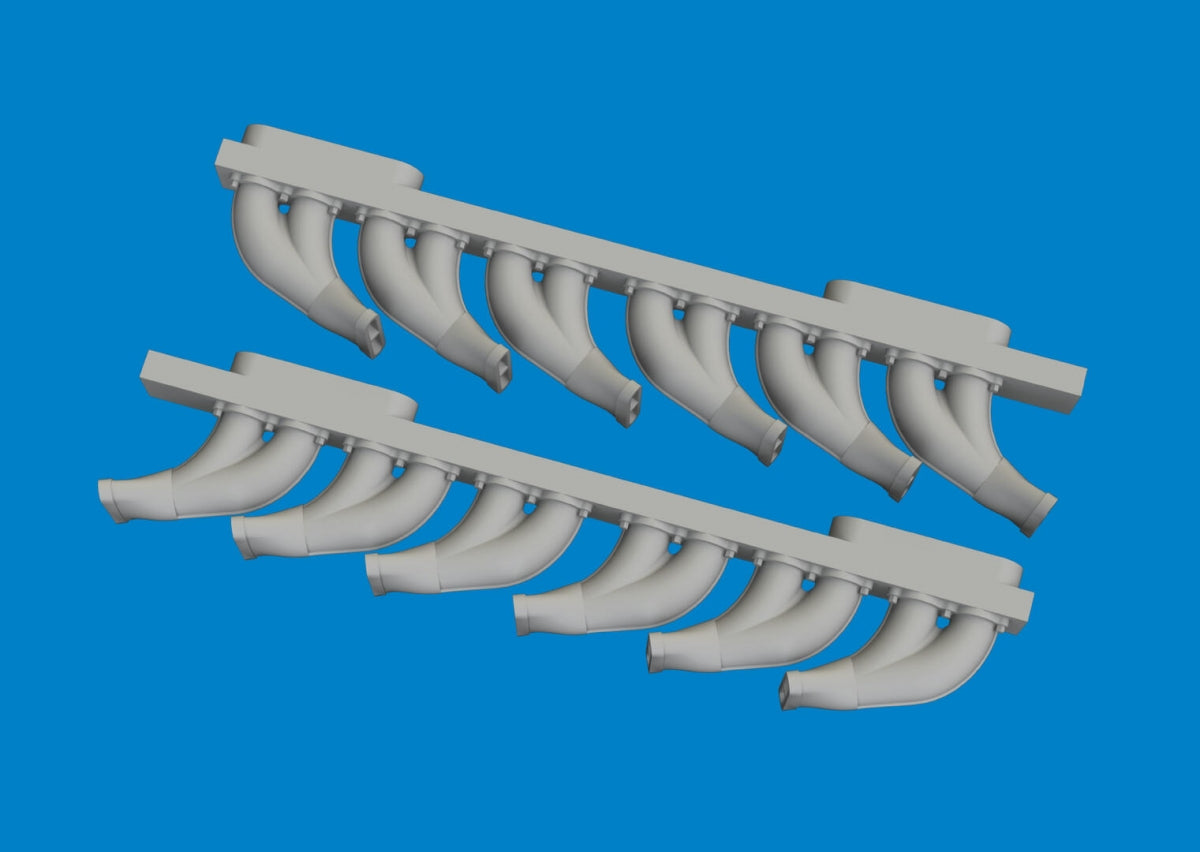 Eduard 6481049 P-39 exhaust stacks fishtail PRINT ARMA HOBBY 1/48 – zdjęcie 2