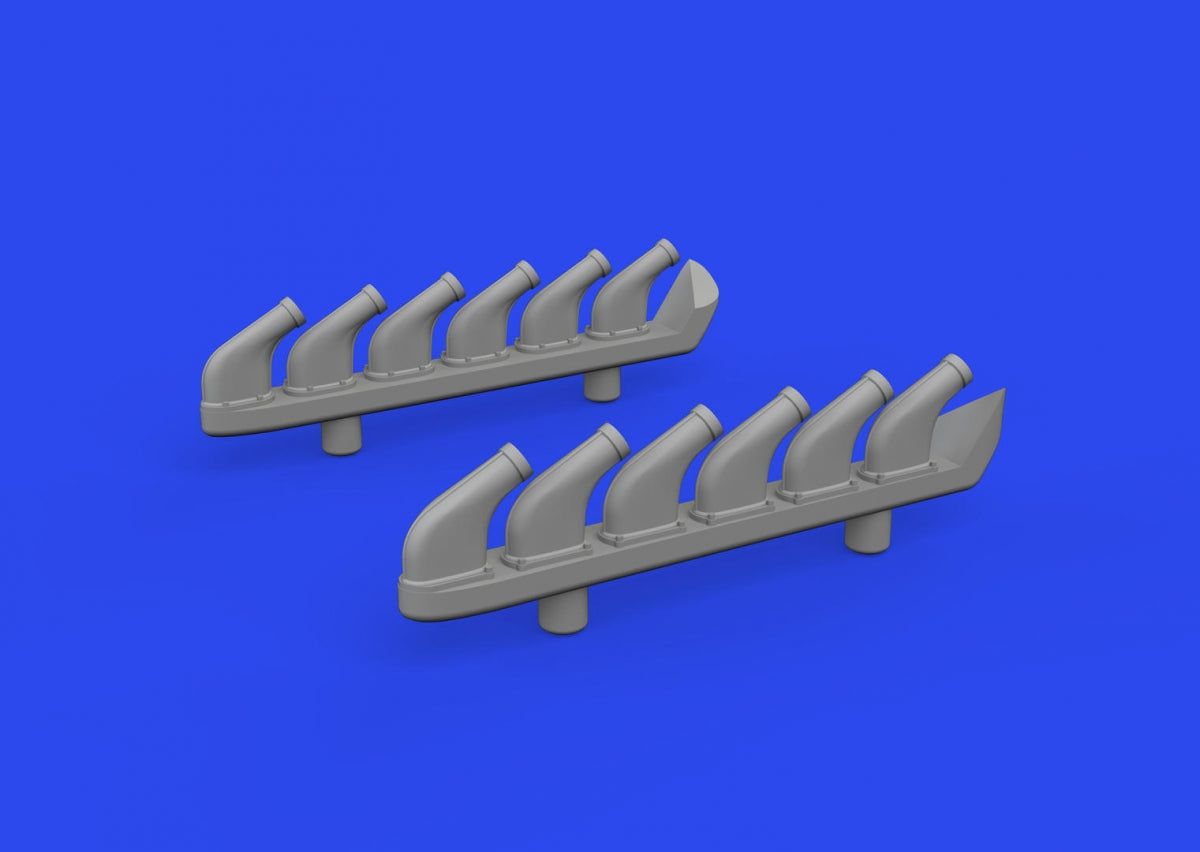 Eduard 672358 P-51D exhaust stacks PRINT EDUARD 1/72 – image 3