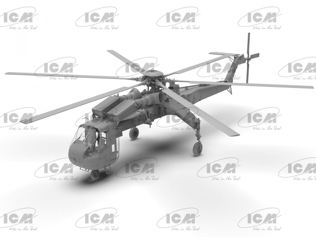 ICM 53054 Sikorsky CH-54A Tarhe US heavy helicopter 1/35 – zdjęcie 5