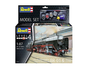Revell 62172 Schnellzuglok BR01 with Tender 2&amp;#39;2&amp;#39; T32 Model Set (H0) 1/87