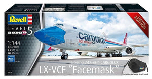 Revell 03836 Boeing 747-8F Cargolux &amp;quot;Facemask&amp;quot; 1/144