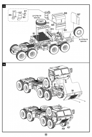 Modelcollect UA72362 Heavy Expanded Mobility Tactical Truck M983A2+BGM-109 1/72 – zdjęcie 9