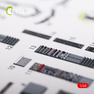 KELIK K48021 AH-64D &amp;quot;APACHE LONGBOW&amp;quot; INTERIOR 3D DECALS FOR HASEGAWA KIT 1/48 – image 5