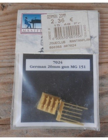 Aires 7024 German 20mm guns MG 151 1/72