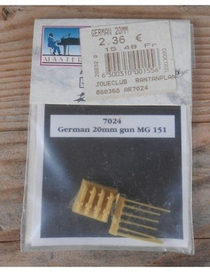 Aires 7024 German 20mm guns MG 151 1/72