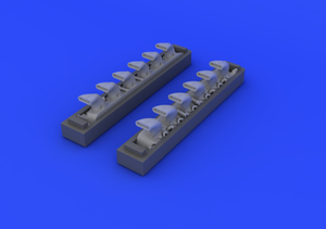 Eduard 648247 Bf 109G exhaust stacks 1/48 EDUARD – zdjęcie 4