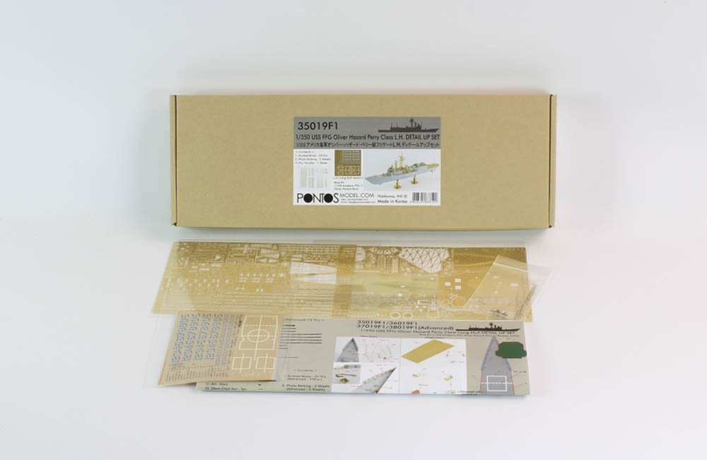Pontos 35019F1 USS FFG Oliver Hazard Perry Class Long Hull Detail Up Set 1/350 – zdjęcie 2