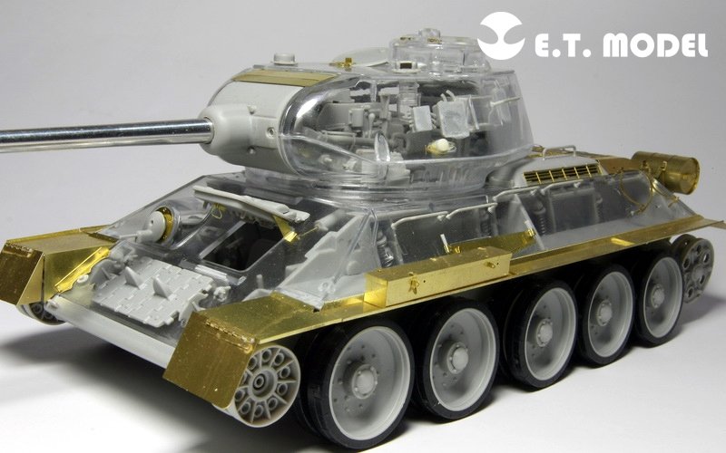 E.T. Model E35-020 WWII Soviet T-34/85 Basic (For AFV CLUB 35S56) 1/35 – immagine 2