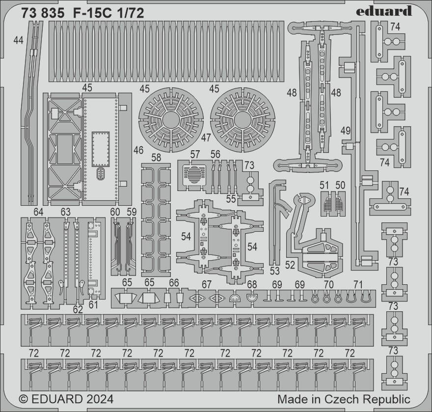 Eduard 73835 F-15C FINE MOLDS 1/72 – zdjęcie 2