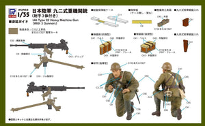 Pit-Road G39 IJA Type 92 Heavy Machine Gun with Figure 1/35 – zdjęcie 7