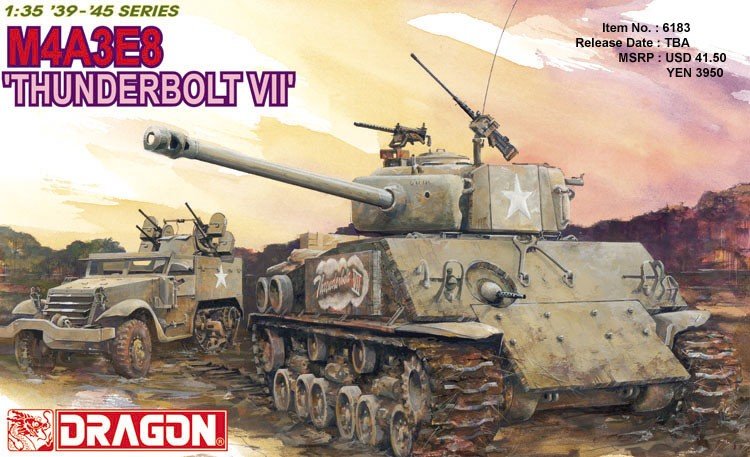 Dragon 6183 M4A3E8 "Thunderbolt VII" 1/35